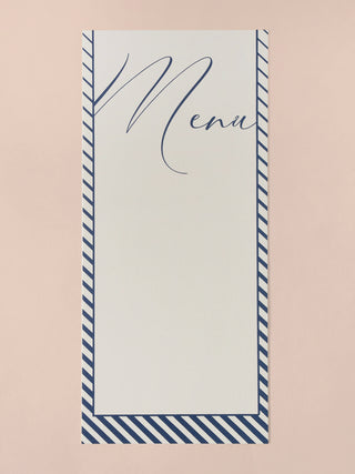 Stripes Menu Cards (Sets of 10)