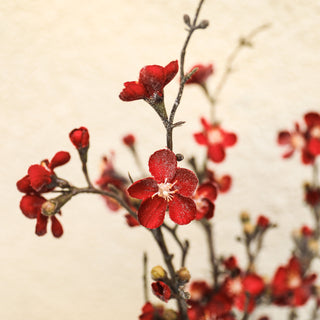 Artificial Flower Winter Cherry Blossom Red