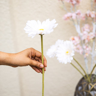 Artificial Flower Gerbera White