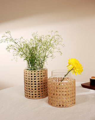 Rattan Vase - Small