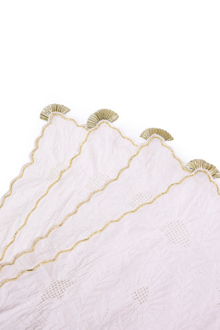 Gota Chikankari Table Mat Set of 4