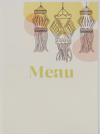 Diwali Menu Cards (Sets of 10)