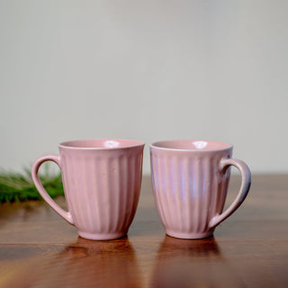 Bageecha Mug - Pink, Set of 2