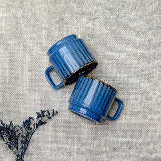 Kai Mugs - Blue, set of 2