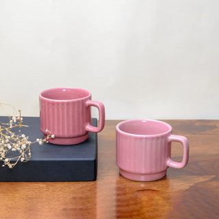 Kai Mugs - Pink, set of 2