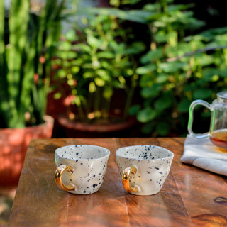 Splatter Hand Painted Mugs - Set of 2