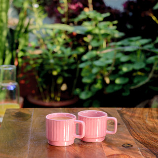 Kai Mugs - Pink, set of 2