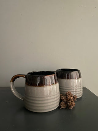 Belly Mug Grey - Set of 2 see