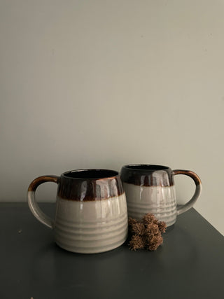 Belly Mug Grey - Set of 2 see