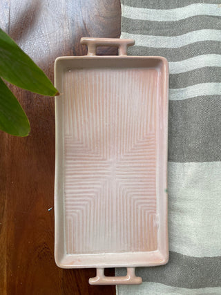 Star Serving Platter/Tray Light Pink