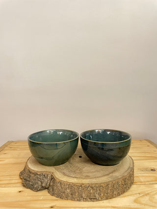 Holly Dessert Bowl, set of 2