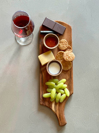 Bold and Rustic Wooden Platter