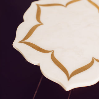 Lotus Marble Cake Stand