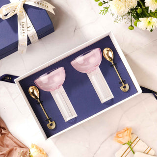 DD Glass & Spoon Gift Box (Blush)