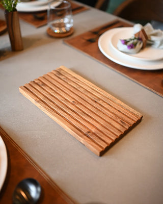 Rectangular Wooden Trivet/Platter