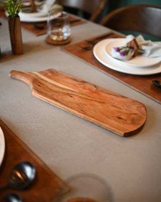 Bold and Rustic Wooden Platter