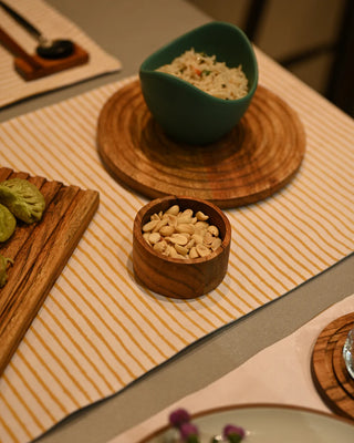 Acacia Wooden Serving Bowl