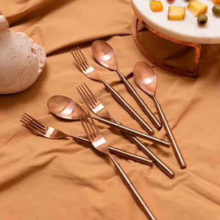 Rose Gold Ring Cutlery (2 pc set)