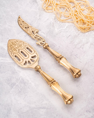 Rococo Cake Knife & Server Set