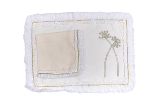 Ruffled Linen Placemats with Ruffled Linen Napkins