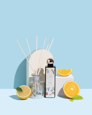 Scented Reed Diffuser Set | Orange Cassis