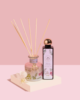 Scented Reed Diffuser Set | Tuberose & Orchid