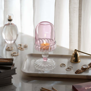 PINK FAIRY LAMP CANDLE HOLDER