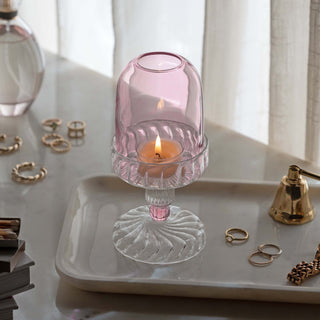 PINK FAIRY LAMP CANDLE HOLDER