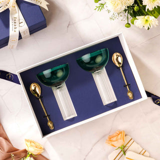 DD Glass & Spoon Gift Box (Teal)