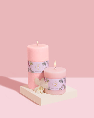 Tuberose & Orchid Pillar Candle