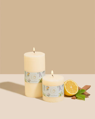 Venetian Bergamot Pillar Candle