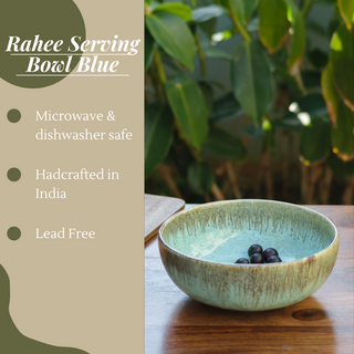 Rahee Serving Bowl Light Blue