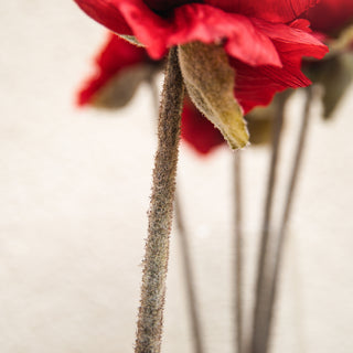 Artificial Flower: Red Poppy